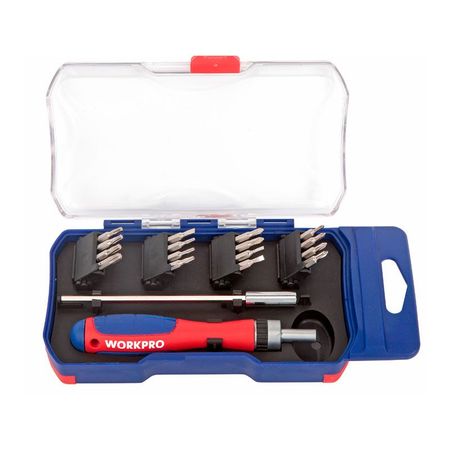 Set destornilladores de precision tipo criquet 18Pzs WORKPRO