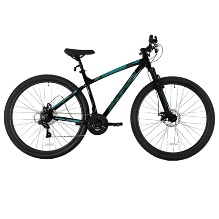 Bicicleta MTB Zoom R29 21V Negro/Verde Disco Mec. Talle M