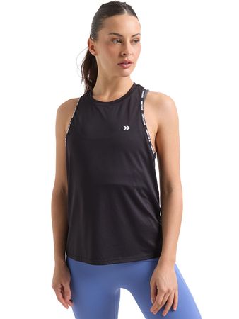 Musculosa Atomik Core Mujer Training Negro