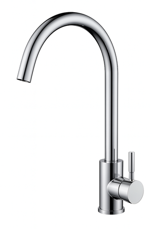 Grifería Para Cocina Monocomando Giratorio Novohome Cromo