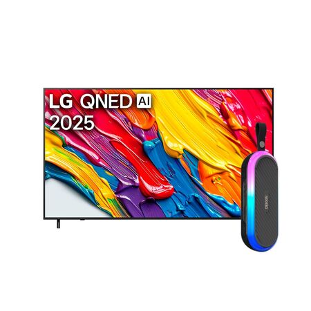Combo Smart TV LG QNED 4K 75" + Parlante Bluetooth Dekkin 16W