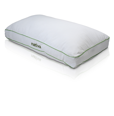 Almohada Nativa Fibroesfera 70x50 Hotelera Percal 100% Algodon