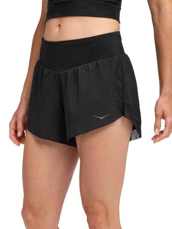 Short Hoka Glide Mujer Running Negro