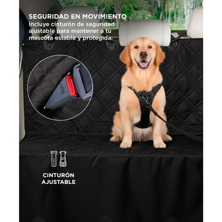 Funda Protectora de Autos + Cinturón Para Mascotas Gadnic
