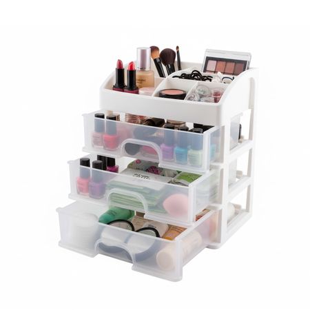 Organizador De Maquillaje Cosmético Joyero Acrílico Cajones