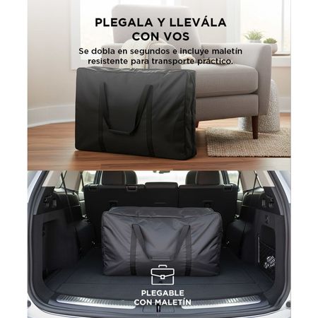 Camilla Para Masajes Blanca Gadnic Profesional Hasta 225kg 185x70cm Plegable