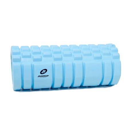Rodillo Masajes Pilates Yoga Celeste 33Cm