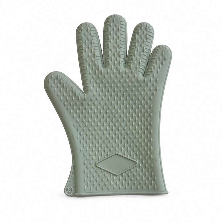 Manopla De Silicona Aislante Para Horno Verde - Vista 1