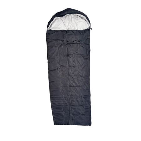 Bolsa De Dormir Morgul Nepal 0° Rectangular Camping Adultos Negro Derecho
