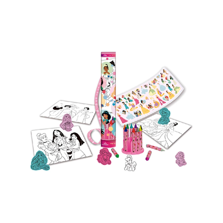 Mega Tubo Set De Arte Princesas Dju07584