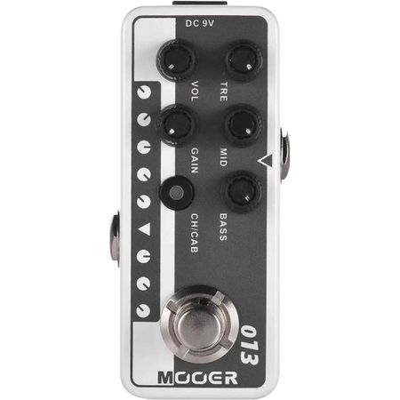 Mooer Matchbox 013. Pedal preamplificador digital True Bypass