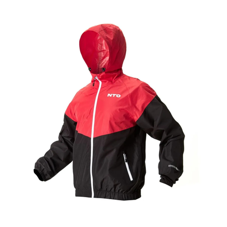Campera NTO Wind Negra Roja Impermeable Moto 