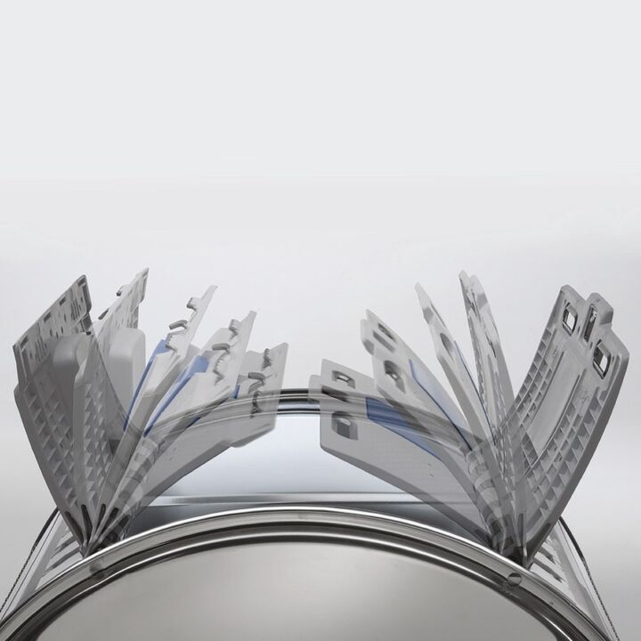 Lavarropas Candy CSTG47TMRR4/1-12 7kg 1400RPM CS gris Inverter - Vista 2