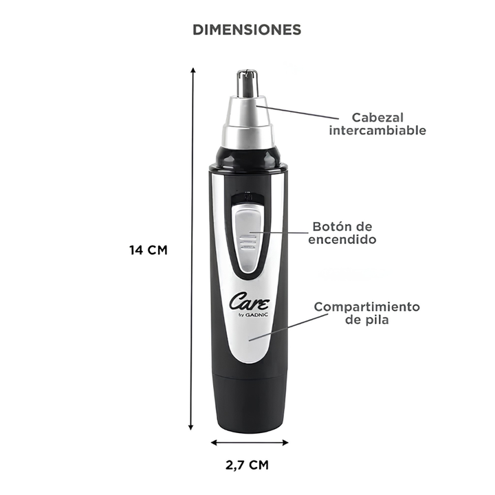 CORTADORA DE PELO GADNIC MAQUINA DE ASEO 2 EN 1 (C:NEGRO CORTPE10) - Vista 3