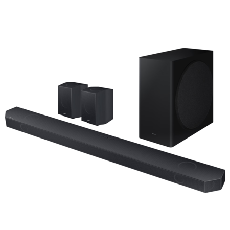 Barra de Sonido Samsung con Subwoofer y altavoces traseros HW-Q990C/ZB