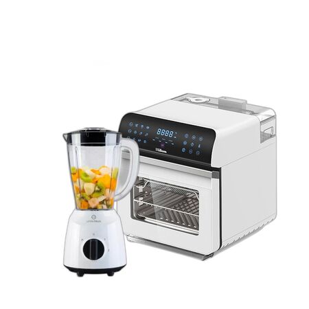 Combo Licuadora Whitenblack 1.5L 400W + Freidora Aire Liliana 11L 1600W