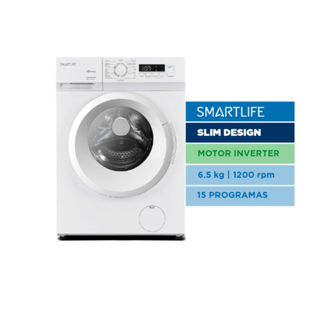 LAVARROPAS SMARTLIFE FRONTAL SLIM BCO 6.5 KG INVERTER	SL-WM26I0651200