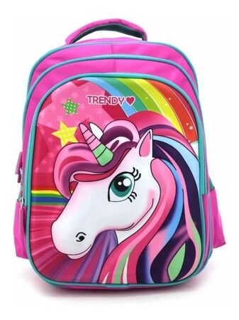 Mochila Escolar Trendy modelo Unicornio