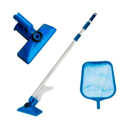 Kit Saca Hojas+Limpia Fondo Intex Mantenimiento