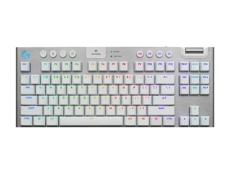 Teclado Logitech G915 X TKL White Mech RGB Wifi 920-012732