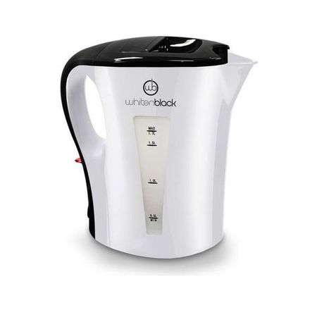 Jarra electrica WHITENBLACK 1.7 LITROS 2000W hervidora WBAPWB17