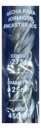 Mecha para Hormigón Bremen SDS Plus 25mm x 450mm