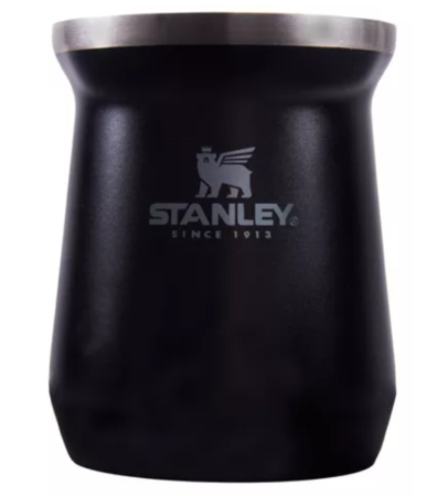 Mate Clasico Stanley Negro 236 Ml Original Acero Inoxidable