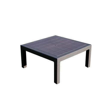 Mesa plástica cuadrada capuchino corta Voss 2000 MESABARUCH