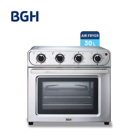 Horno Freidora BGH con Spiedo Antiadherente Inox 30L