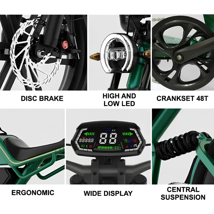 BICICLETA ELECTRICA JOOG G4 M22 - Vista 2
