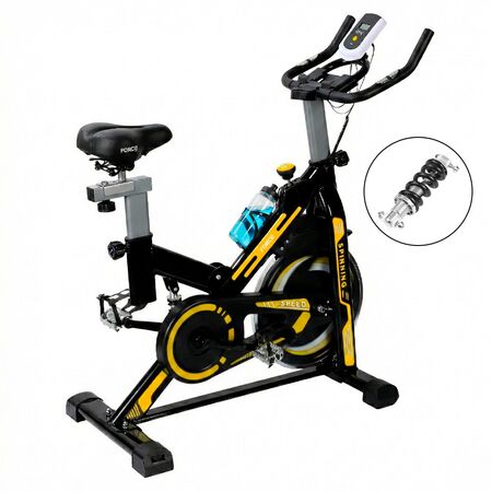 Bicicleta Fija Force By Gadnic THG799 Spinning Hasta 120 Kg Volante de Inercia 6 Kg