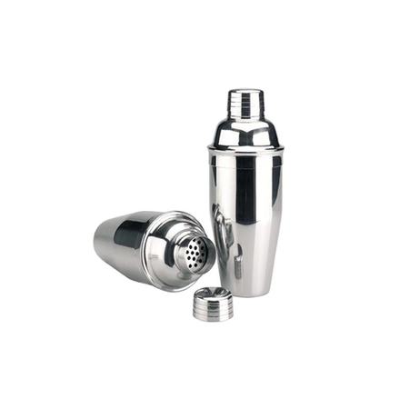 Coctelera Acero Inoxidable Profesional 700ml Barman Plateado