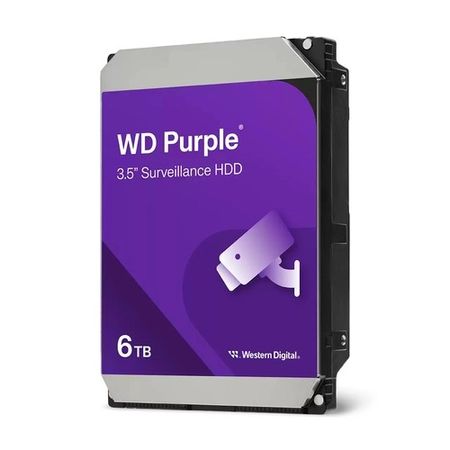 Disco Interno HDD Western Digital Purple 6TB 3.5" SATA 5400rpm