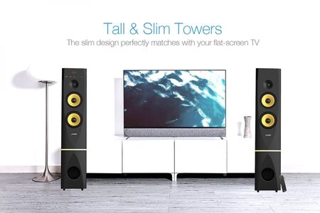 Parlantes Home Theater FYD FENDA 2.0 BT 300W T-88X