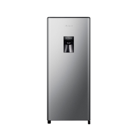 Heladera Hisense 177L Single Door Cíclica Con Dispenser RL230WL4AU Gris