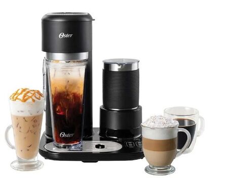 Cafetera Latte Oster Con Espumador Dc02B 4 En 1