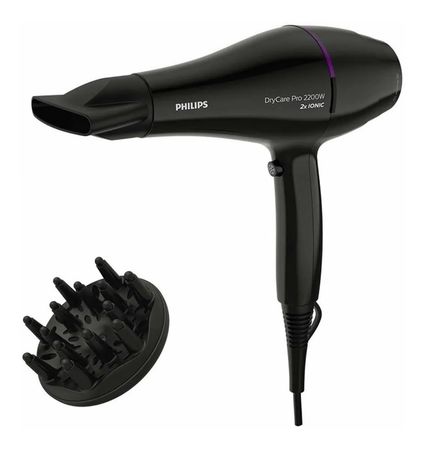 Secador De Pelo Philips Drycare Bhd274/00 2200w Color Negro