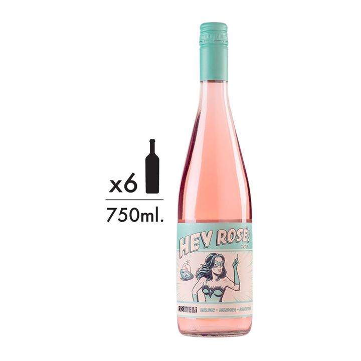 Vino Rosado Hey Rose Caja x 6 - Vista 1
