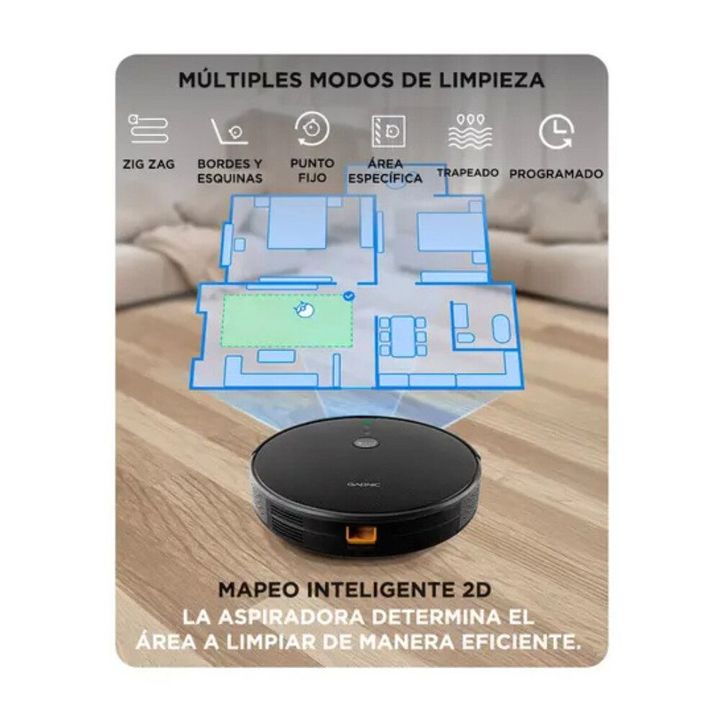Aspiradora Robot Gadnic Z900 Trapeadora 3 Modos 200m2 App Silenciosa - Vista 4