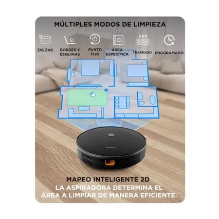 Aspiradora Robot Gadnic Z900 Trapeadora 3 Modos 200m2 App Silenciosa