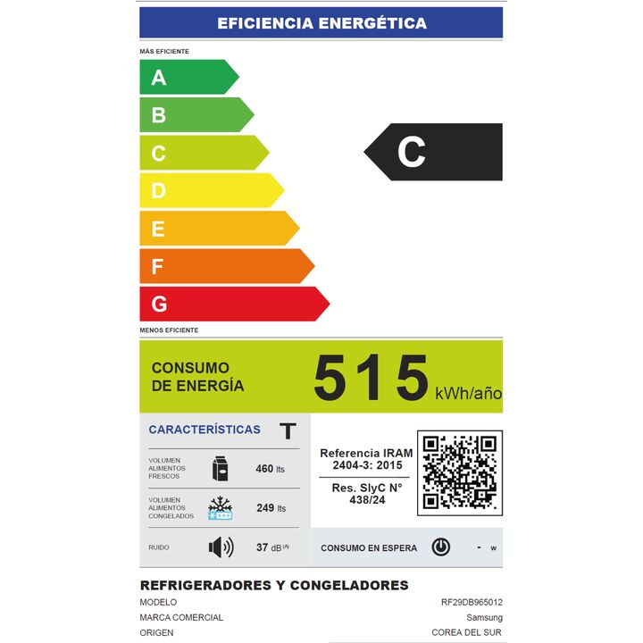 Heladera Samsung RF29DB965012 709 L Bespoke French - Vista 9