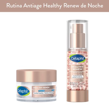 Healthy Renew Serum + Crema Noche Rutina Cetaphil Antiedad