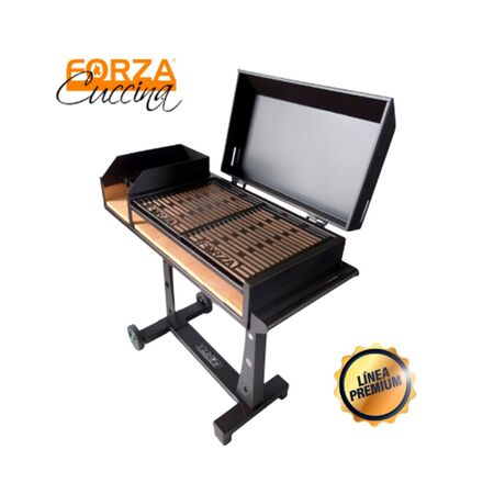 Parrilla Con Carro Forza Jardin
