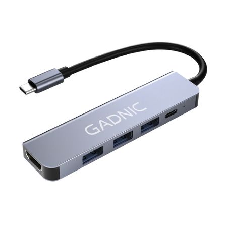 Adaptador USB C Hub Para Mac y Pc 4 en 1 Usb C - HDMI - Usb 3.0