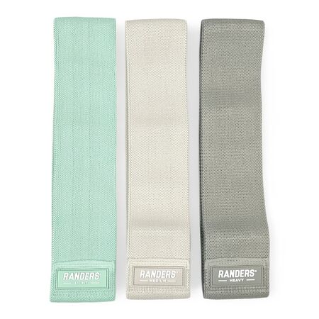 Kit de 3 Bandas Elasticas Resistencia Tela Randers Mineral Set Calm Collection