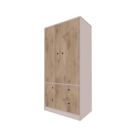 PLACARD EMC JUVENIL CON 2 PUERTAS Y 2 CAJONES BLANCO Y BÁLTICO (PLACJUVB-BALT)