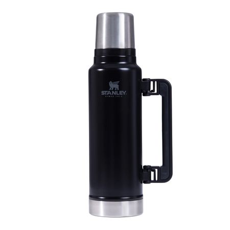 Termo Stanley Clasico con Manija 1.40 Lts Plegable Negro