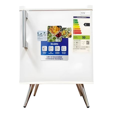 Heladera Frigobar Kanjihome Kjh-50vin-w Retro Blanco 50lts Blanco