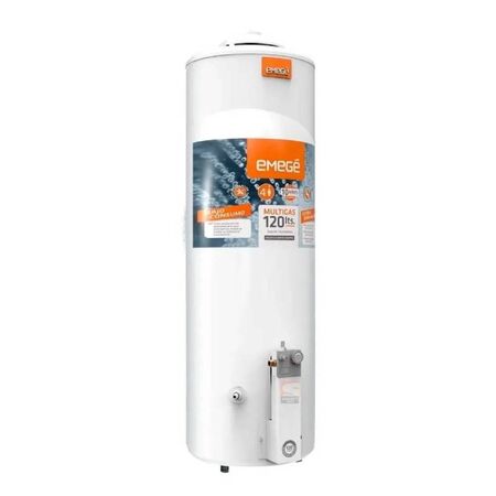 TERMOTANQUE EMEGE MG-120 - 120 LTS, PIE/COLGAR, C SUP, MG