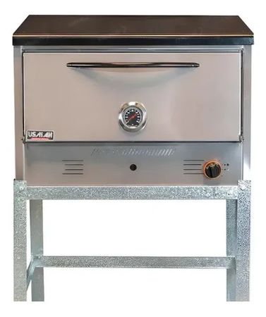 Horno Pizzero Usman Compact Industrial 6 Moldes Gris H6 (402)